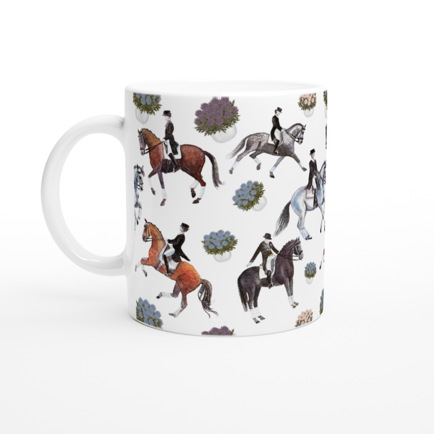 Dressage Horses Mug