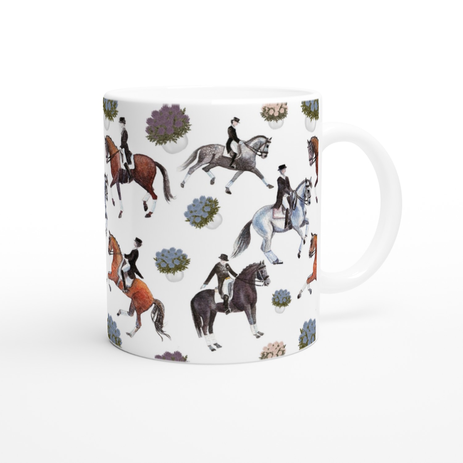 Dressage Horses Mug