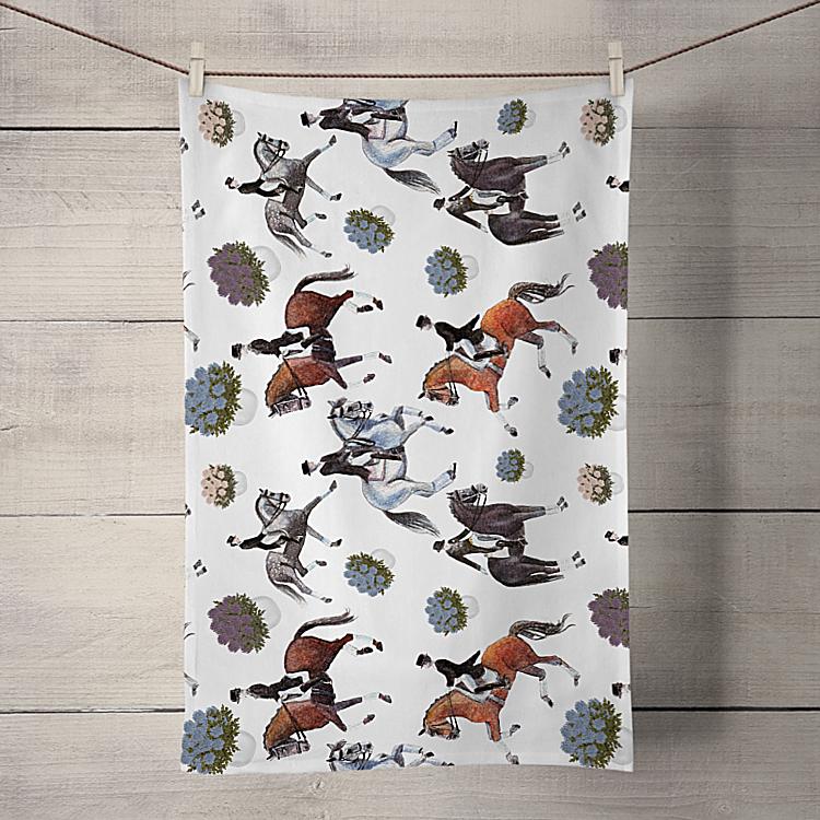 Dressage Horses Tea Towels