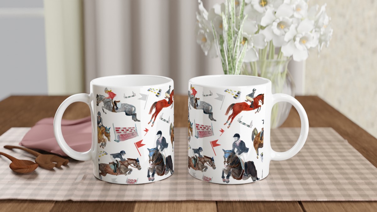 Showjumping Riders Mug