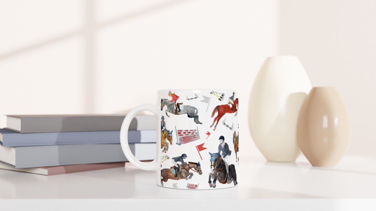 Showjumping Riders Mug